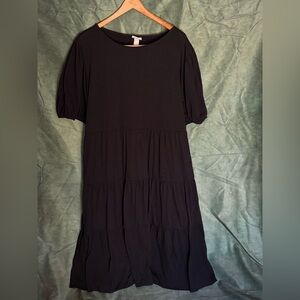 Ava & Viv Black Midi Dress